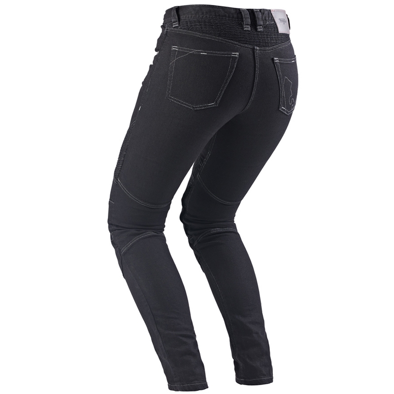 Jeans da motociclista da donna Furygan Purdey Evo Slim neri