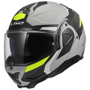 Casco moto flip-up LS2 FF910 Advant II Triple grigio chiaro