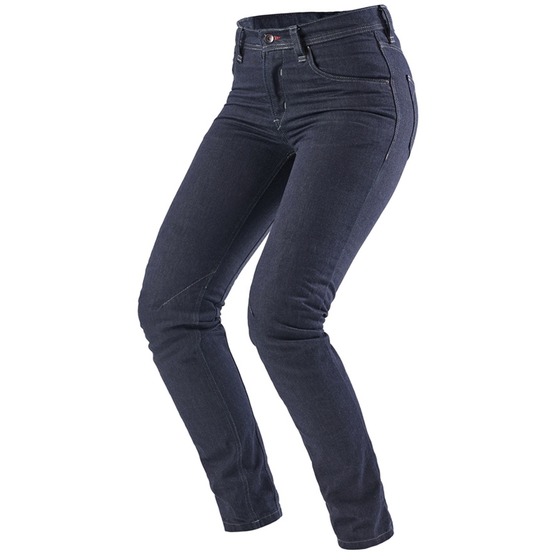 Jeans da motociclista da donna Furygan Nikita X Kevlar® Mom Fit, blu scuro