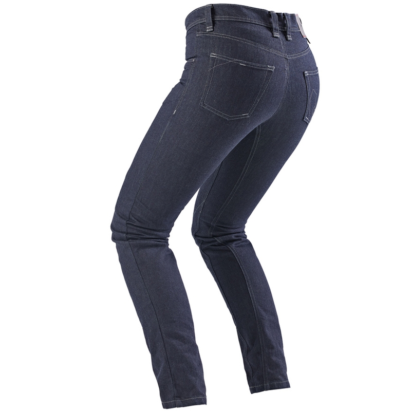 Jeans da motociclista da donna Furygan Nikita X Kevlar® Mom Fit, blu scuro