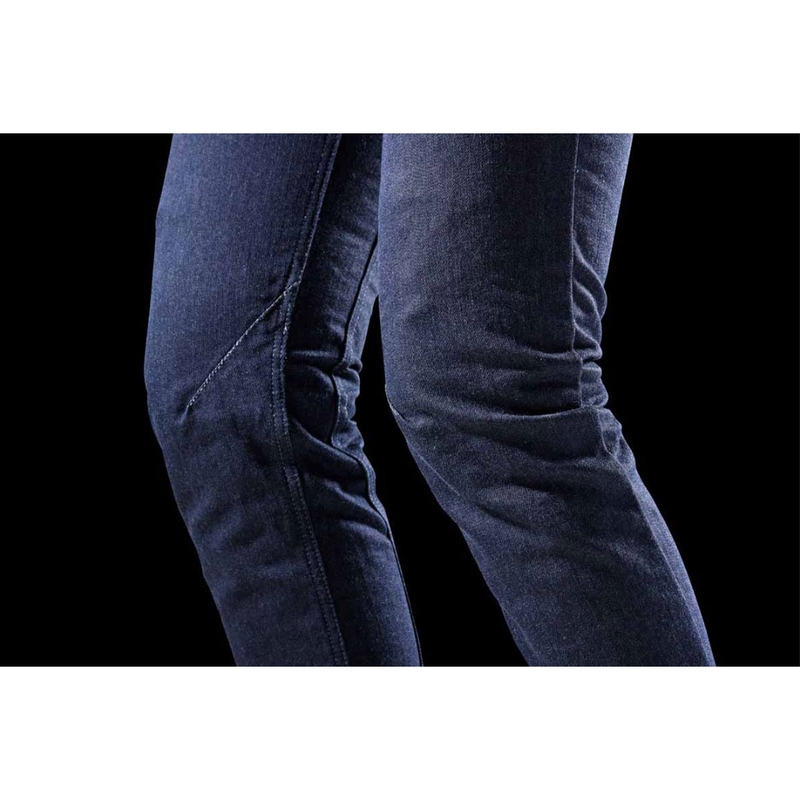 Jeans da motociclista da donna Furygan Nikita X Kevlar® Mom Fit, blu scuro