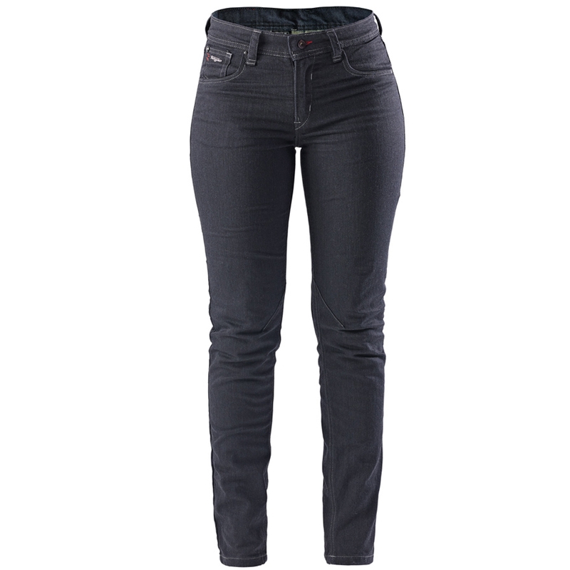 Jeans da motociclista da donna Furygan Nikita X Kevlar® Mom Fit grigio scuro