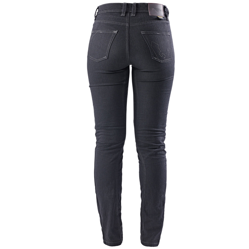 Jeans da motociclista da donna Furygan Nikita X Kevlar® Mom Fit grigio scuro