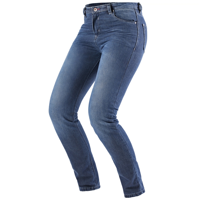 Jeans da motociclista da donna Furygan Kate X Kevlar® Straight, blu