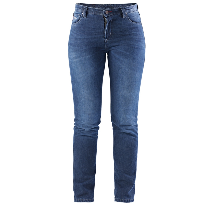 Jeans da motociclista da donna Furygan Kate X Kevlar® Straight, blu