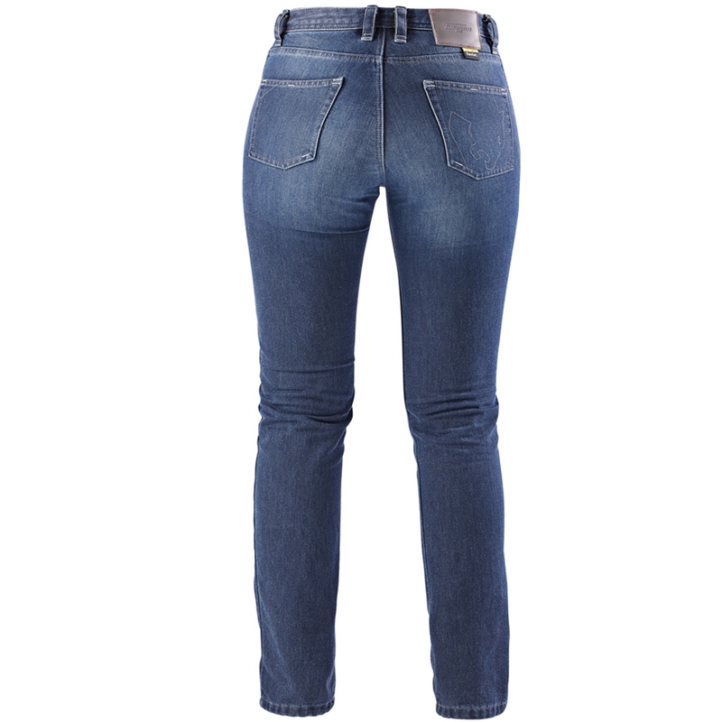 Jeans da motociclista da donna Furygan Kate X Kevlar® Straight, blu