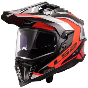 Casco moto enduro LS2 MX701 Explorer C Frontier II arancione