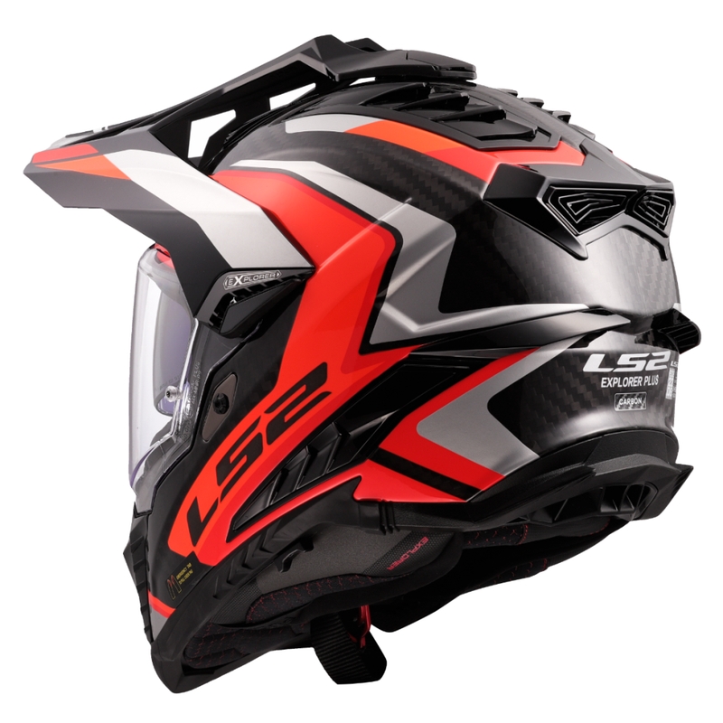 Casco moto enduro LS2 MX701 Explorer C Frontier II arancione