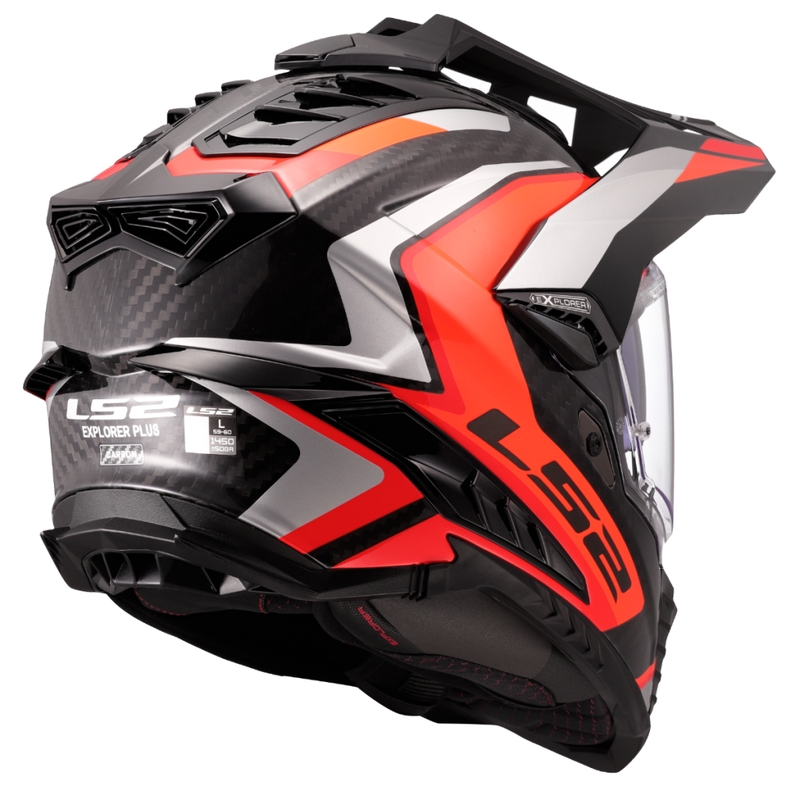 Casco moto enduro LS2 MX701 Explorer C Frontier II arancione