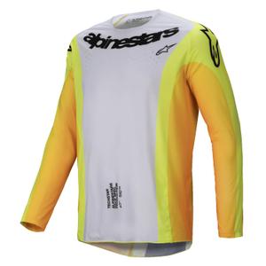 Alpinestars Techstar Melt Maglia da motocross gialla e nera