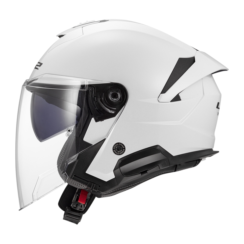 Casco moto jet LS2 OF618 Verso II Solid bianco