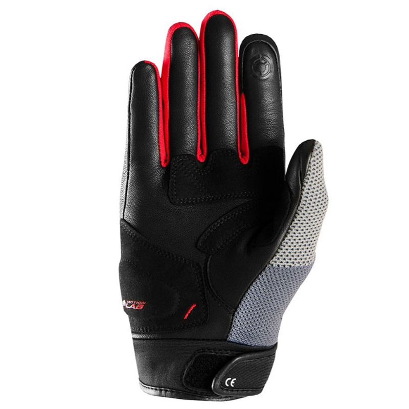 Guanti da moto Furygan Jack nero-grigio-rosso