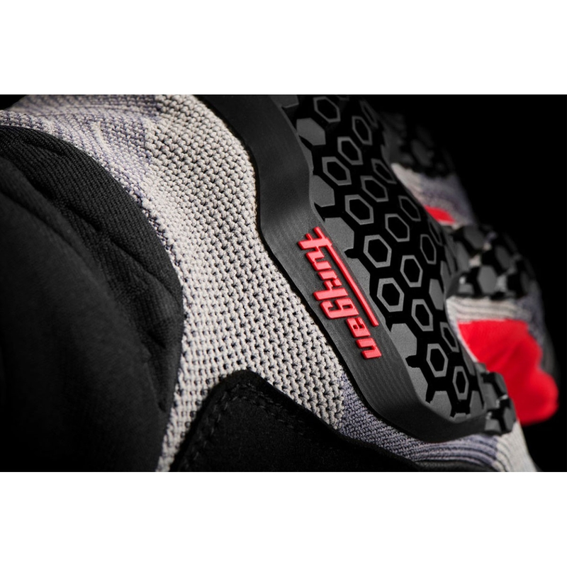Guanti da moto Furygan Jack nero-grigio-rosso