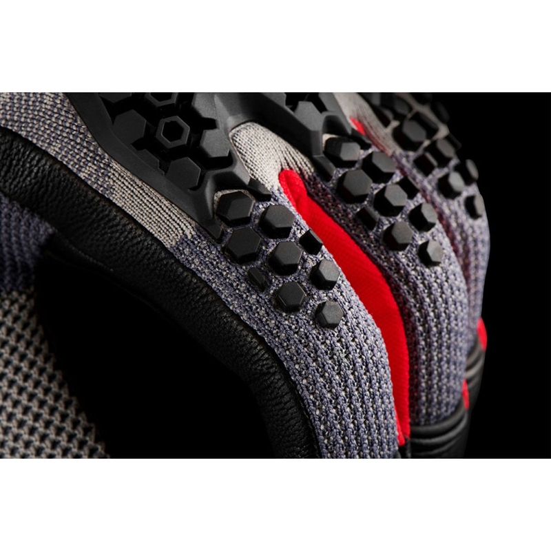 Guanti da moto Furygan Jack nero-grigio-rosso