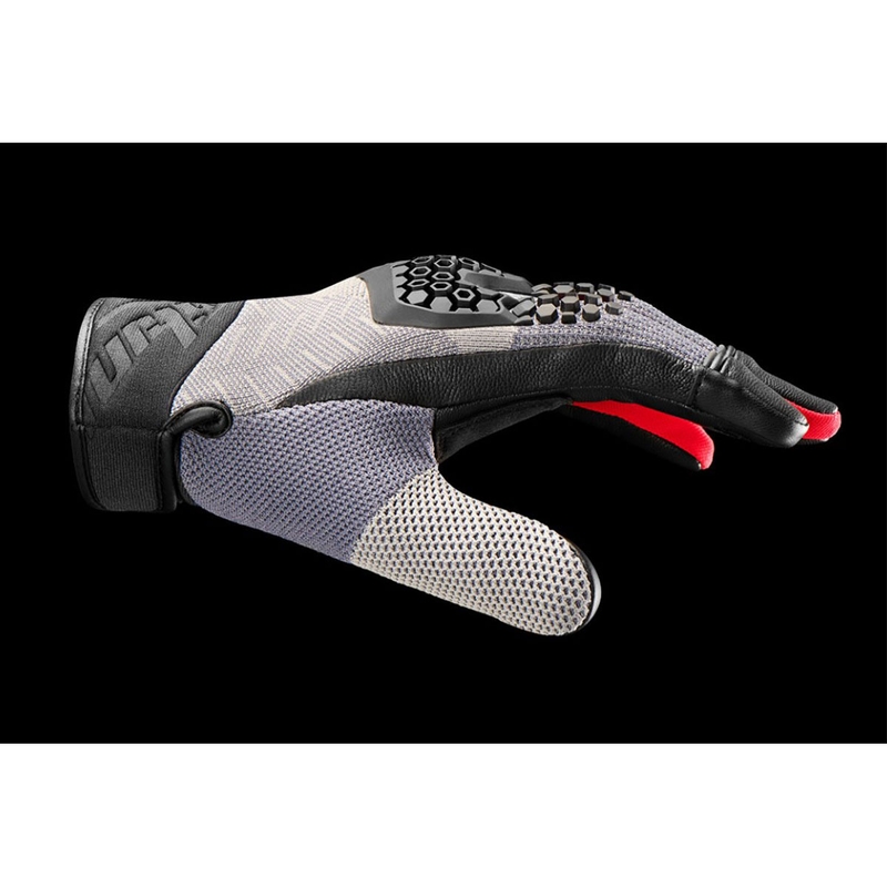 Guanti da moto Furygan Jack nero-grigio-rosso