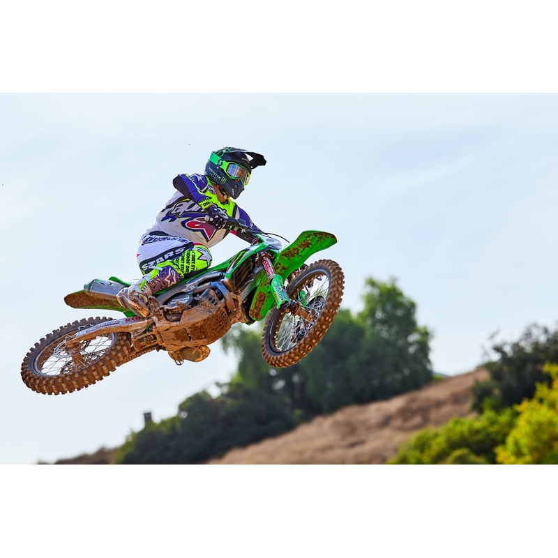 Pantaloni da motocross Alpinestars Supertech edizione limitata Dirt Studios bianco-viola-rosa-giallo fluo