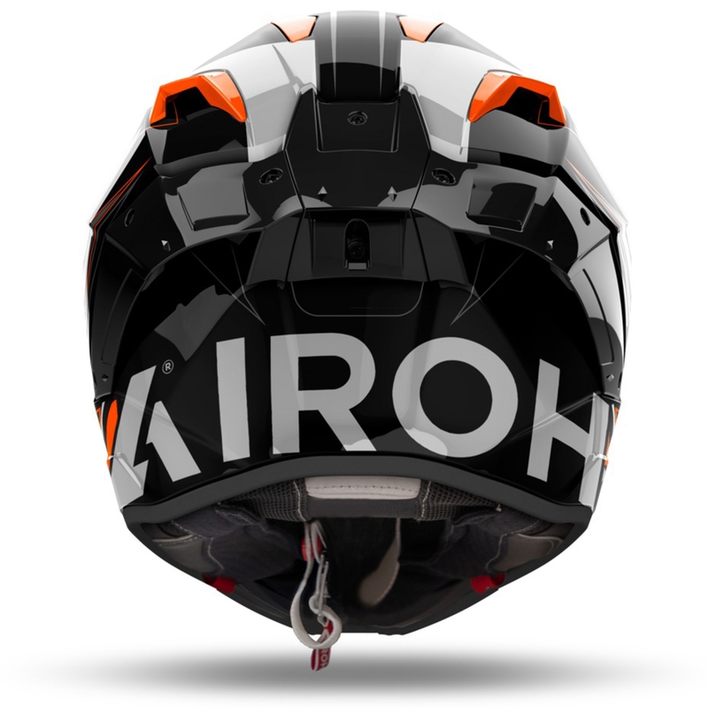 Casco integrale da moto Airoh GP800 Must arancione