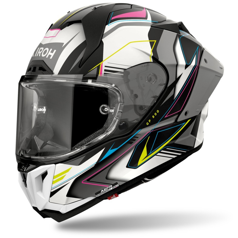 Casco integrale da moto Airoh GP800 Must multicolore opaco