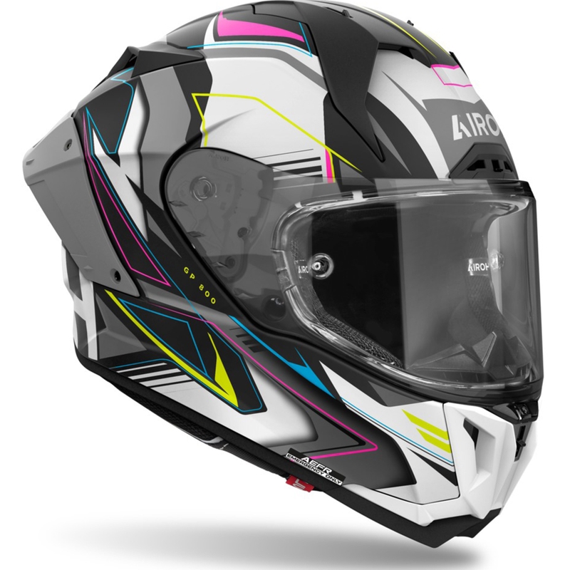 Casco integrale da moto Airoh GP800 Must multicolore opaco
