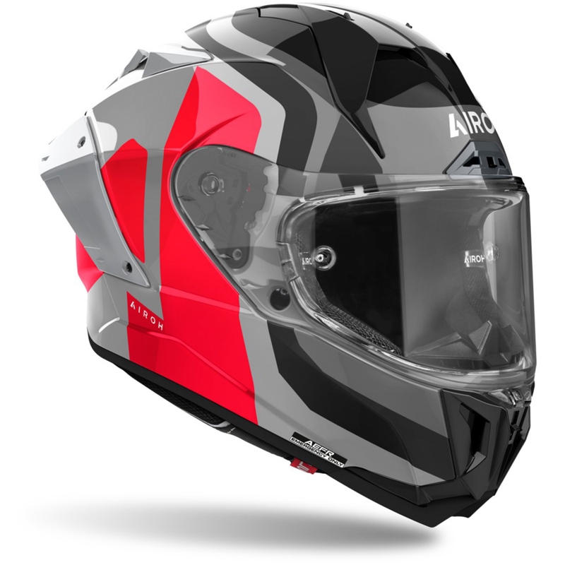 Casco integrale da moto Airoh GP800 Competition rosso