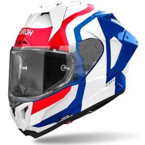 Casco integrale da moto Airoh GP800 Competition blu-rosso