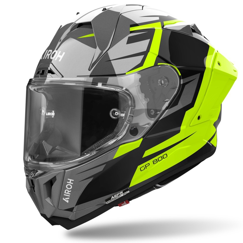 Casco integrale da moto Airoh GP800 Master giallo