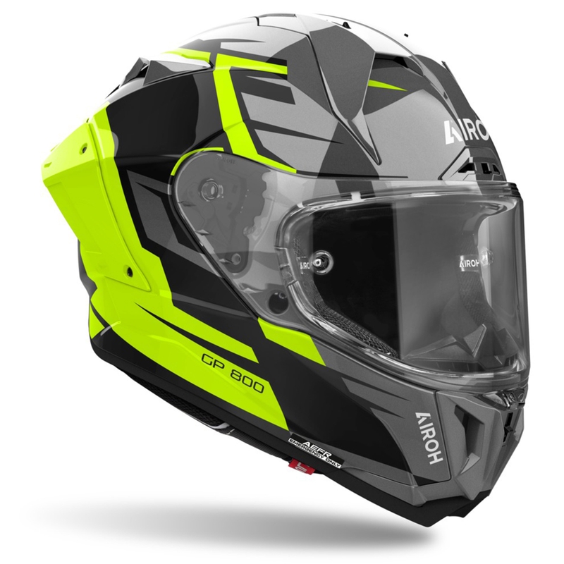Casco integrale da moto Airoh GP800 Master giallo