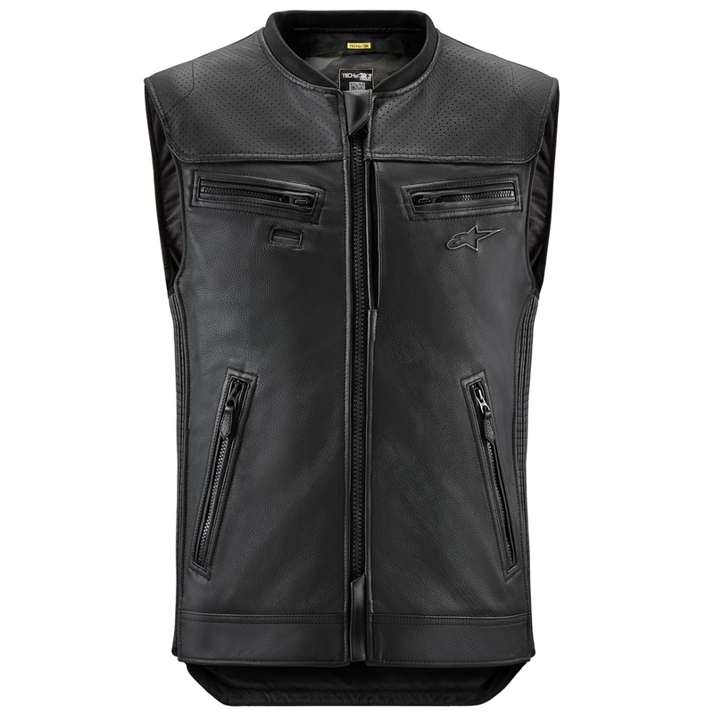 Alpinestars TECH-AIR®3 V2 LEATHER sistema airbag gilet nero