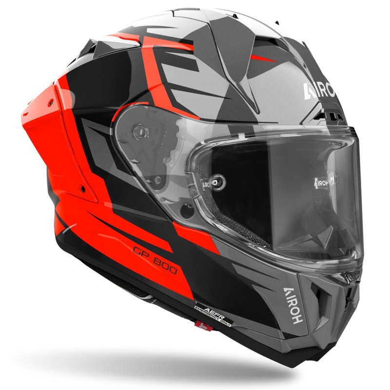 Casco integrale da moto Airoh GP800 Master arancione