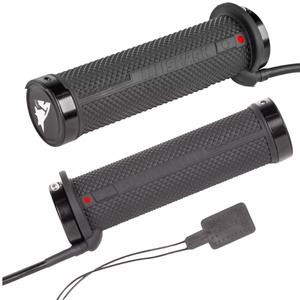 Manopole riscaldate ATV SHARK Lock-On con comandi integrati + riscaldamento del pollice e della seduta