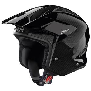 Casco moto trial Airoh TRR 2 Carbon nero