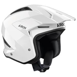 Casco da moto trial Airoh TRR 2 Colore bianco