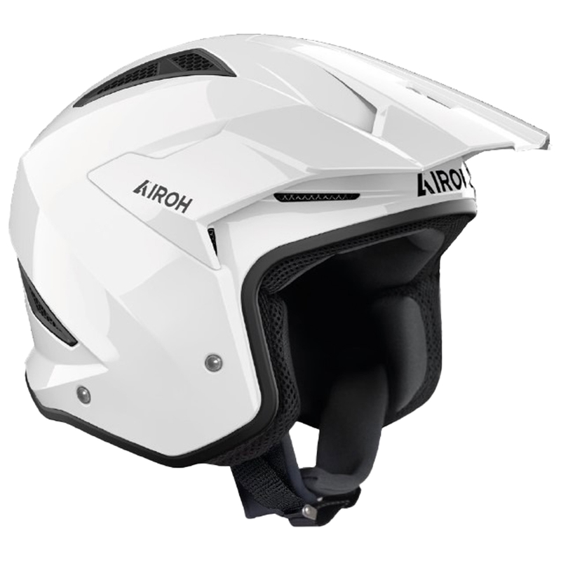 Casco da moto trial Airoh TRR 2 Colore bianco