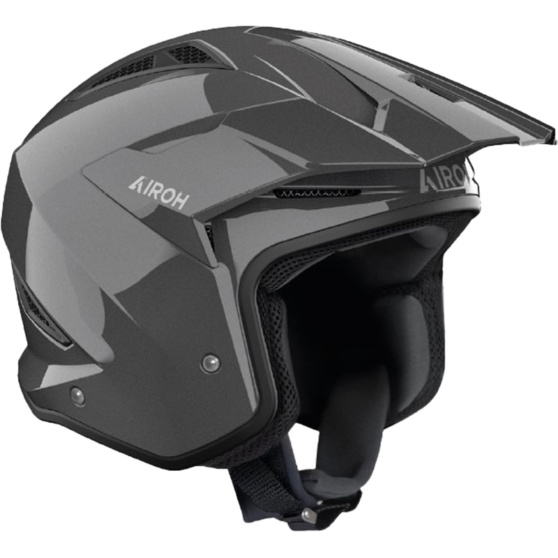 Casco da moto trial Airoh TRR 2 Colore grigio scuro