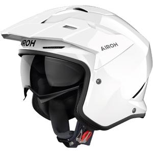 Casco da moto trial Airoh Kombakt Colore bianco
