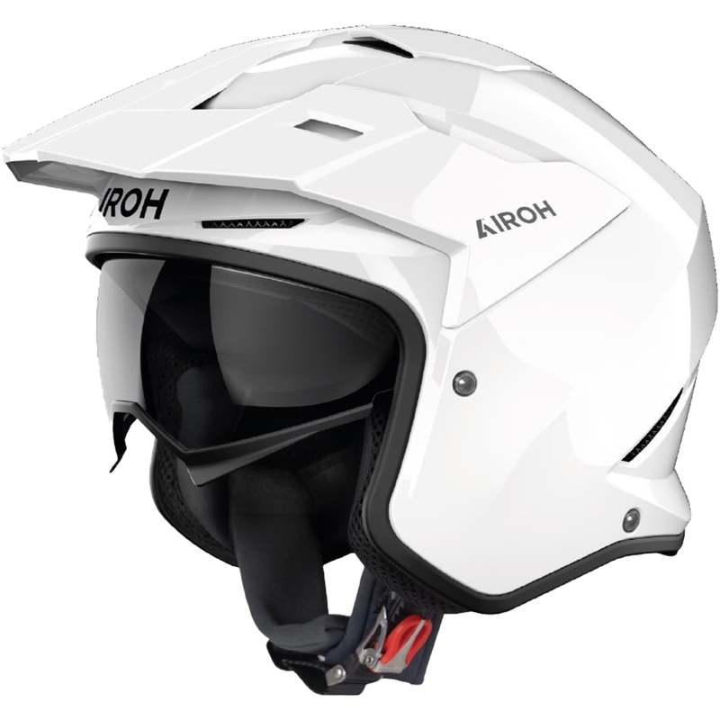 Casco da moto trial Airoh Kombakt Colore bianco