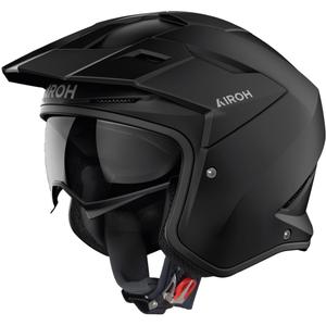 Casco da moto trial Airoh Kombakt Color nero opaco