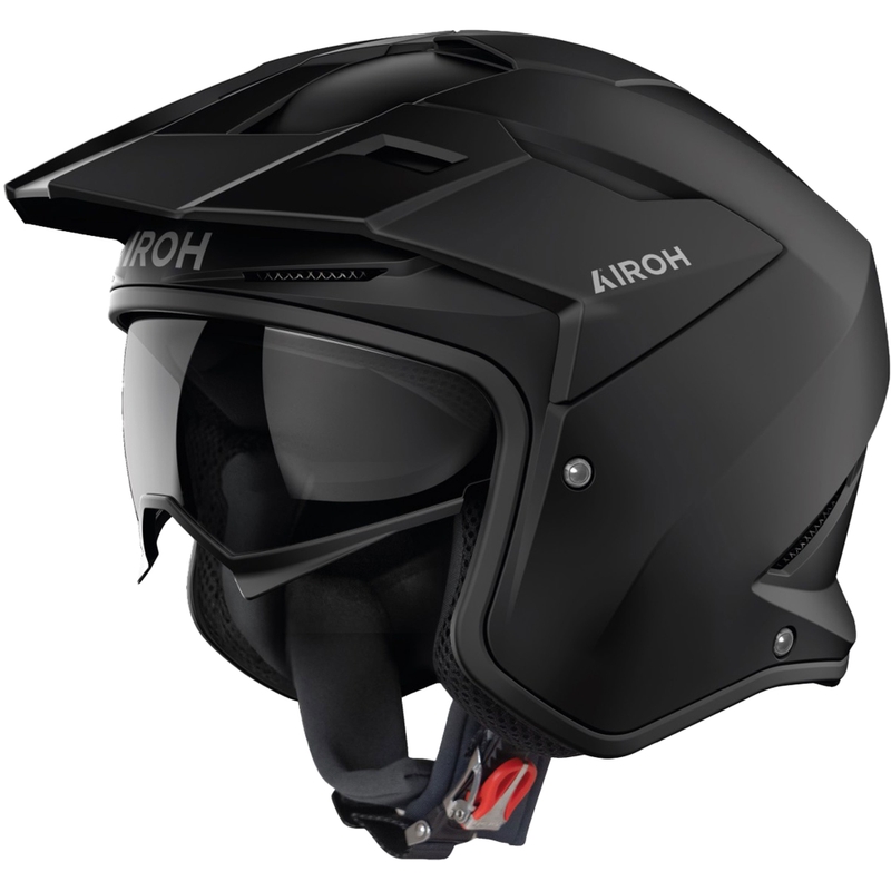 Casco da moto trial Airoh Kombakt Color nero opaco