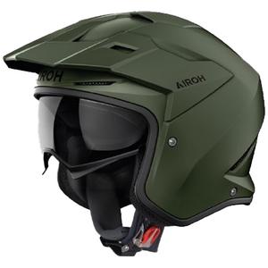 Casco da moto trial Airoh Kombakt Color cachi opaco