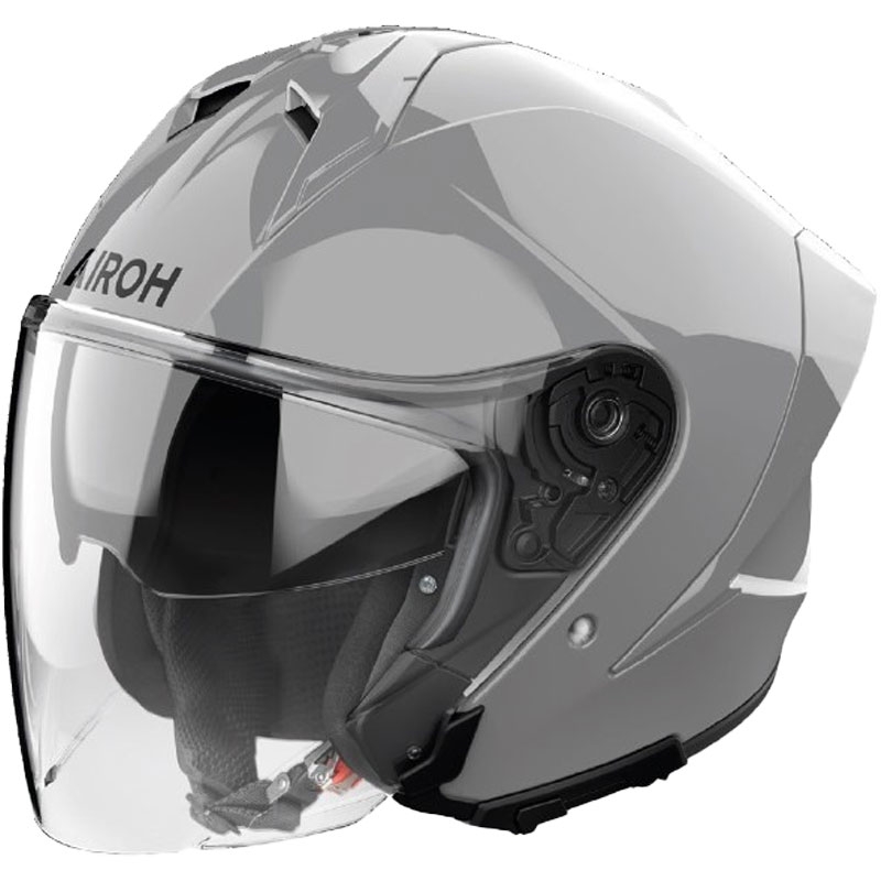 Casco moto jet Airoh H21 Color grigio cemento