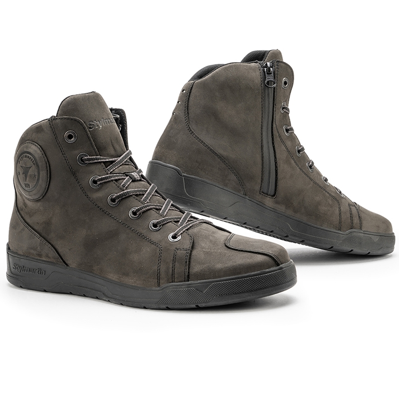 Stivali da moto Stylmartin Tank WP grigio scuro