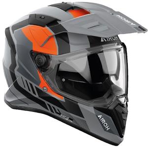 Casco da moto Airoh Bandit Horn Enduro Arancione Opaco