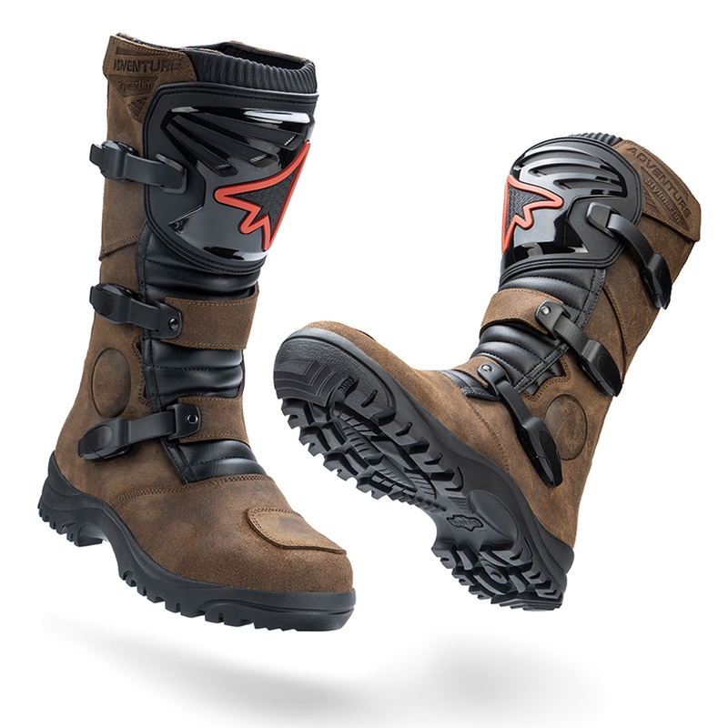 Stivali da moto Stylmartin Overlander WP marrone