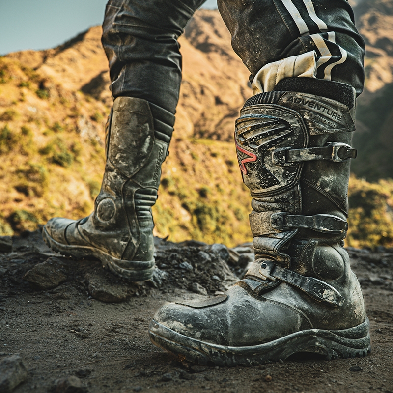 Stivali da moto Stylmartin Overlander WP marrone