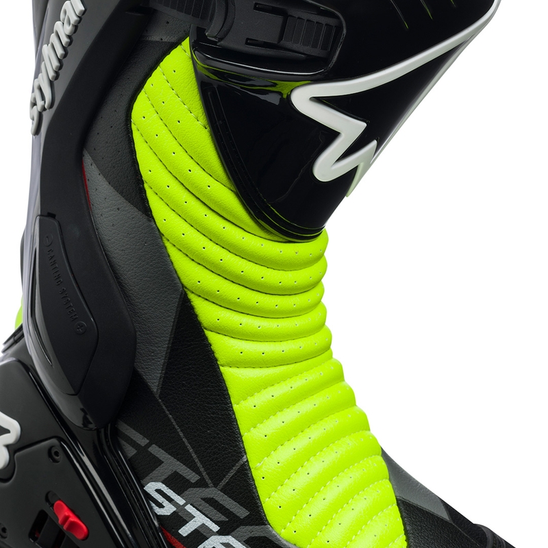Stivali da moto Stylmartin Stealth Evo Air nero-giallo fluo