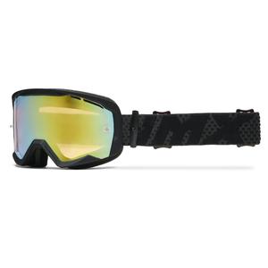 Occhiali da motocross iMX Endurance Flip nero-nero con plexiglass iridium