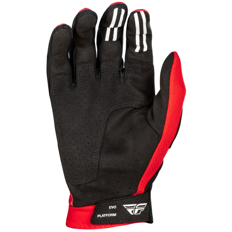 Guanti da motocross FLY Racing Evolution DST rosso-bianco-nero