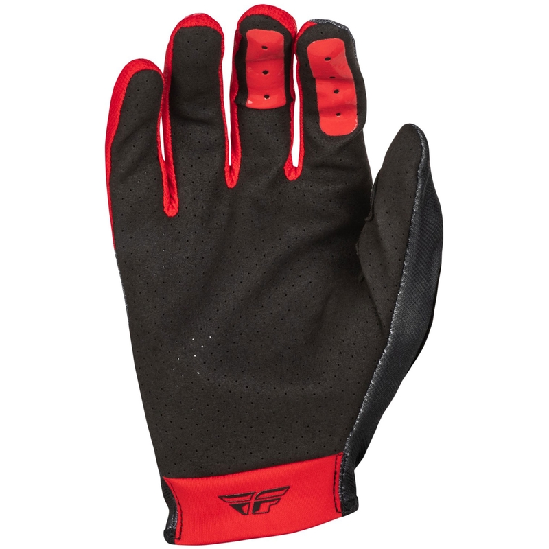 Guanti da motocross FLY Racing Lite neri-rossi