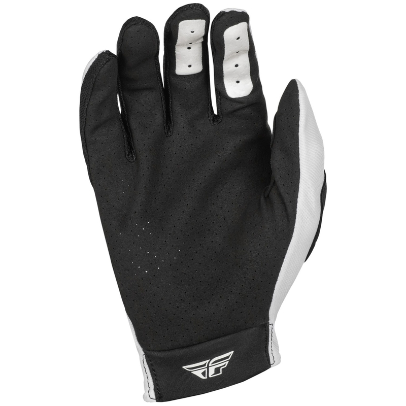 Guanti da motocross FLY Racing Lite bianco-nero