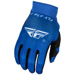 Guanti da motocross FLY Racing ProLite blu-bianco